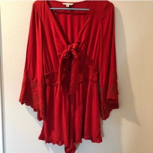 American Eagle Outfitters Red Romper🌹❤️